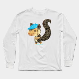 Indian Giant Squirrel with a cap Long Sleeve T-Shirt